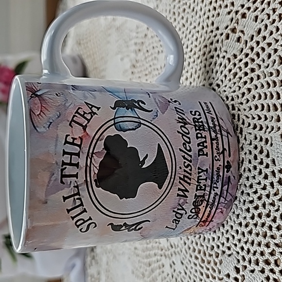 Spill the Tea Lady Whistledown's mug New - Picture 1 of 9